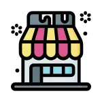 Market Store Shop Winter SVG Icon